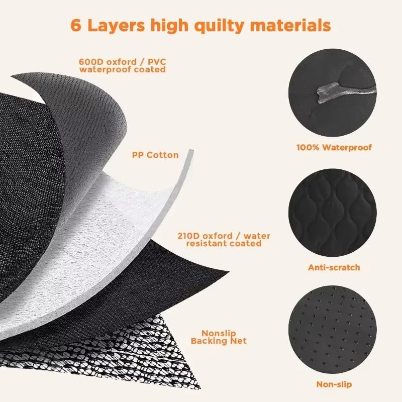 Back Seat Dog Car Seat Cover Scratchproof Travel Pet Pubby Carrier Nonslip Mat Waterproof Seat Protector SUV Hammock Dogs Pad