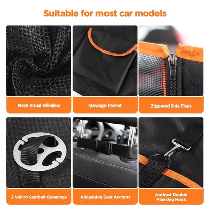 Back Seat Dog Car Seat Cover Scratchproof Travel Pet Pubby Carrier Nonslip Mat Waterproof Seat Protector SUV Hammock Dogs Pad